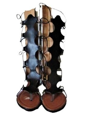 Forever 21 Brown Strappy Flat Sandals